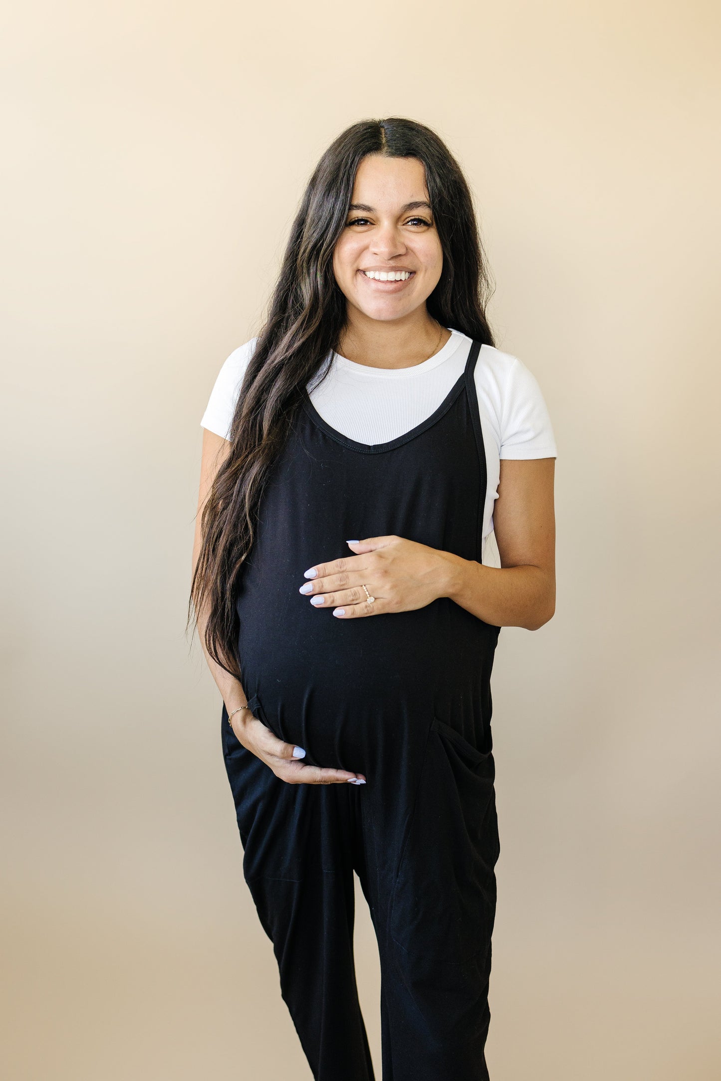 Women's Bamboo Tank Romper Oversized Fit 260GSM Soft Little Joy Co. Everetts Place: Online Boutique