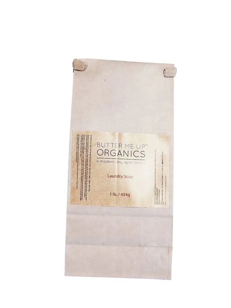 All Natural Laundry Soap Organic Laundry Detergent Eco Friendly Non Toxic Powdered Detergent for Sensitive Skin Butter Me Up Organics