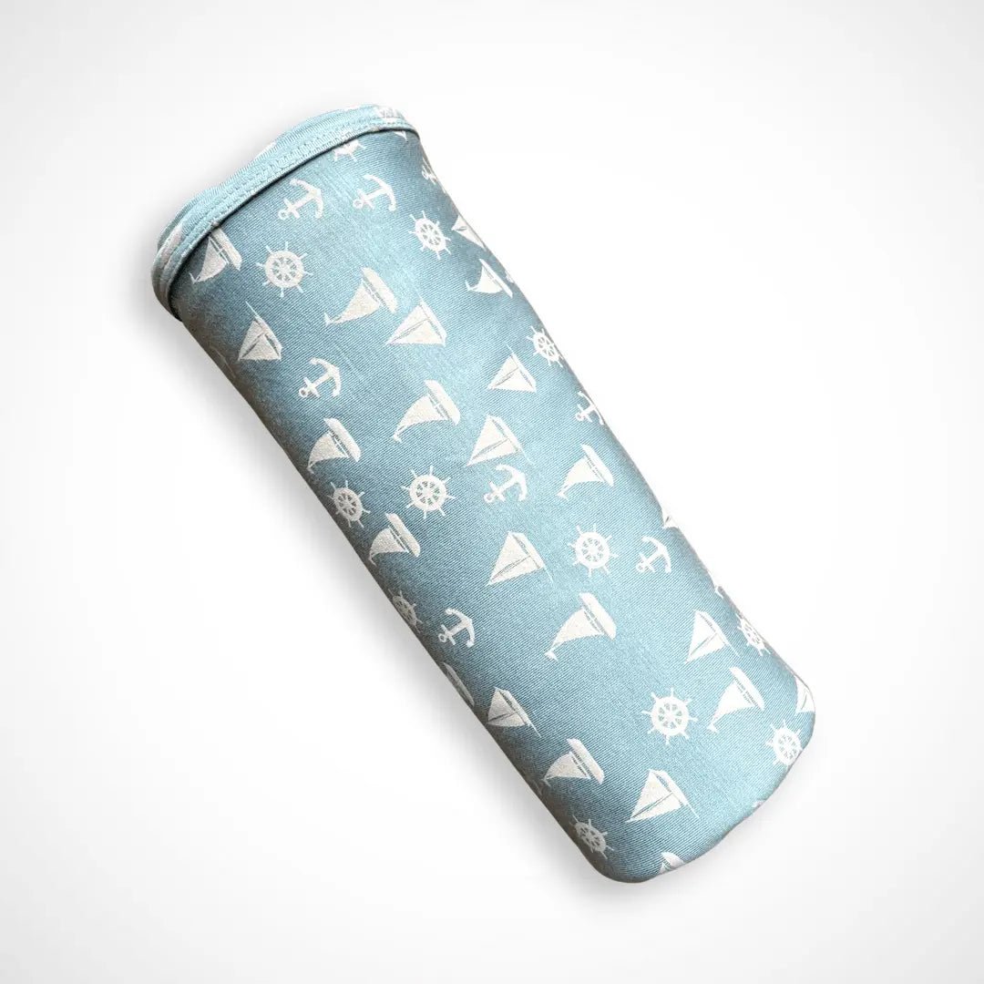 Kolorful Anchors Away Bamboo Blanket Soft Stretchy Swaddle Nursing Cover Stroller Tummy Time - Everetts Place Boutique -