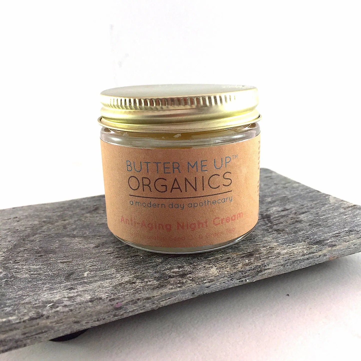 Anti Aging Night Cream Face Moisturizer with Organic Green Tea Extract Butter Me Up Organics