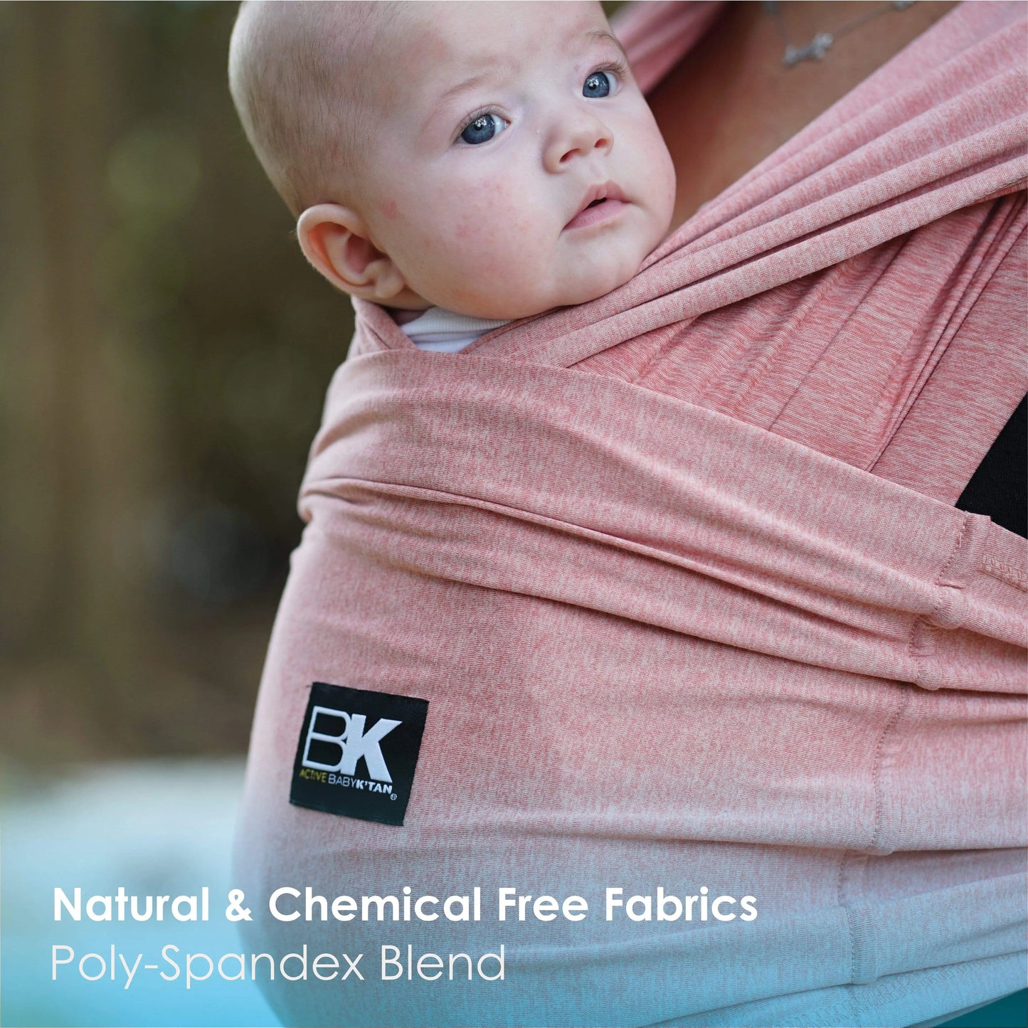 Baby K'tan Active Yoga Baby Carrier Heather Coral Baby K'tan