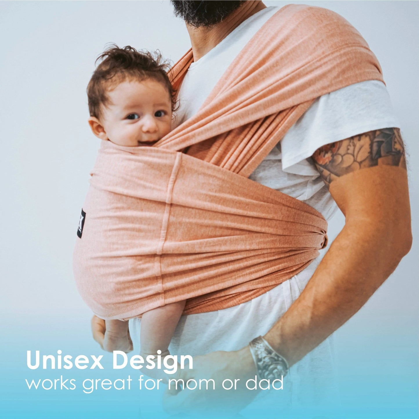Baby K'tan Active Yoga Baby Carrier Heather Coral Baby K'tan