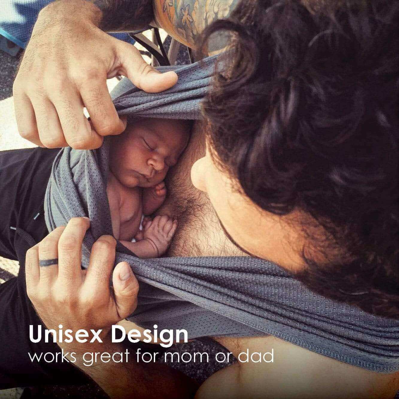 Baby K'tan Breeze Baby Carrier Charcoal Baby K'tan