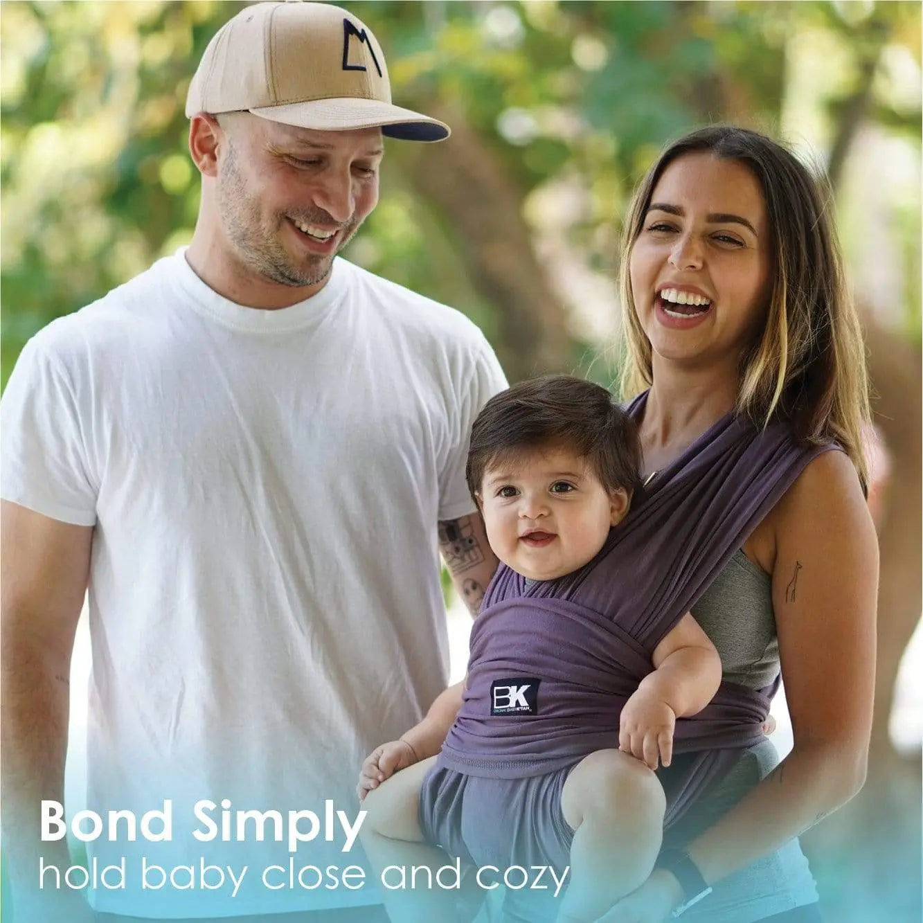 Baby K'tan Original Baby Carrier Eggplant Baby K'tan
