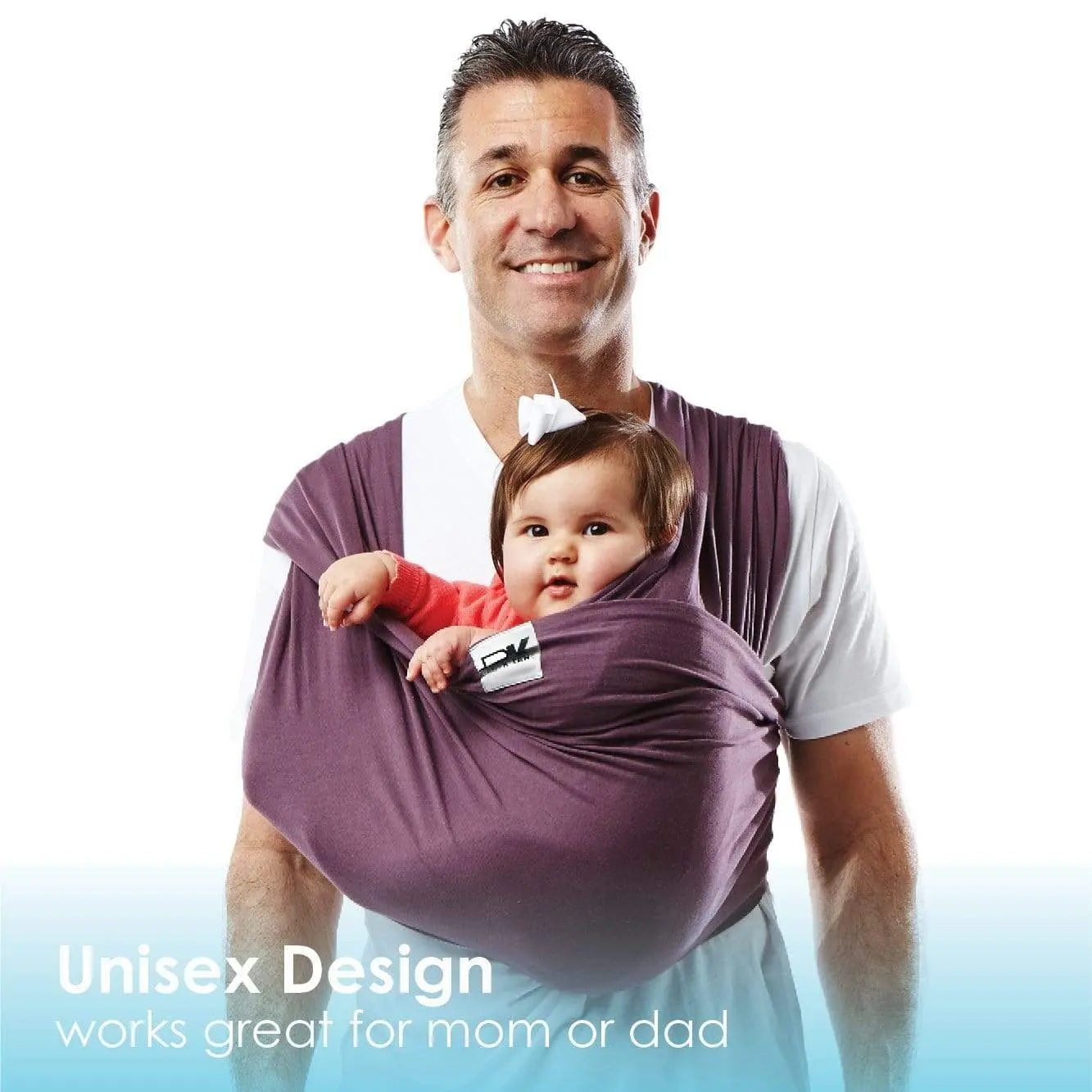 Baby K'tan Original Baby Carrier Eggplant Baby K'tan