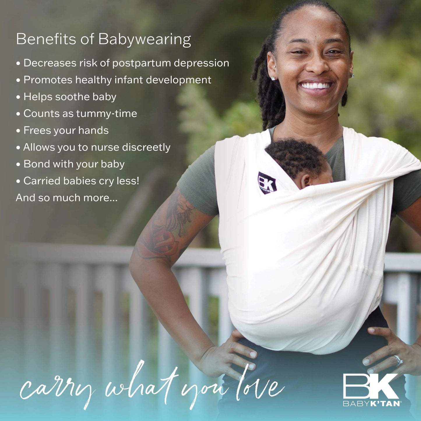 Baby K'tan Original Baby Carrier Eggplant Baby K'tan
