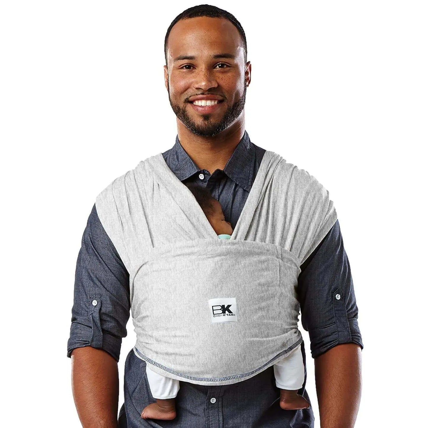 Baby K'tan Original Baby Carrier Heather Grey Baby K'tan