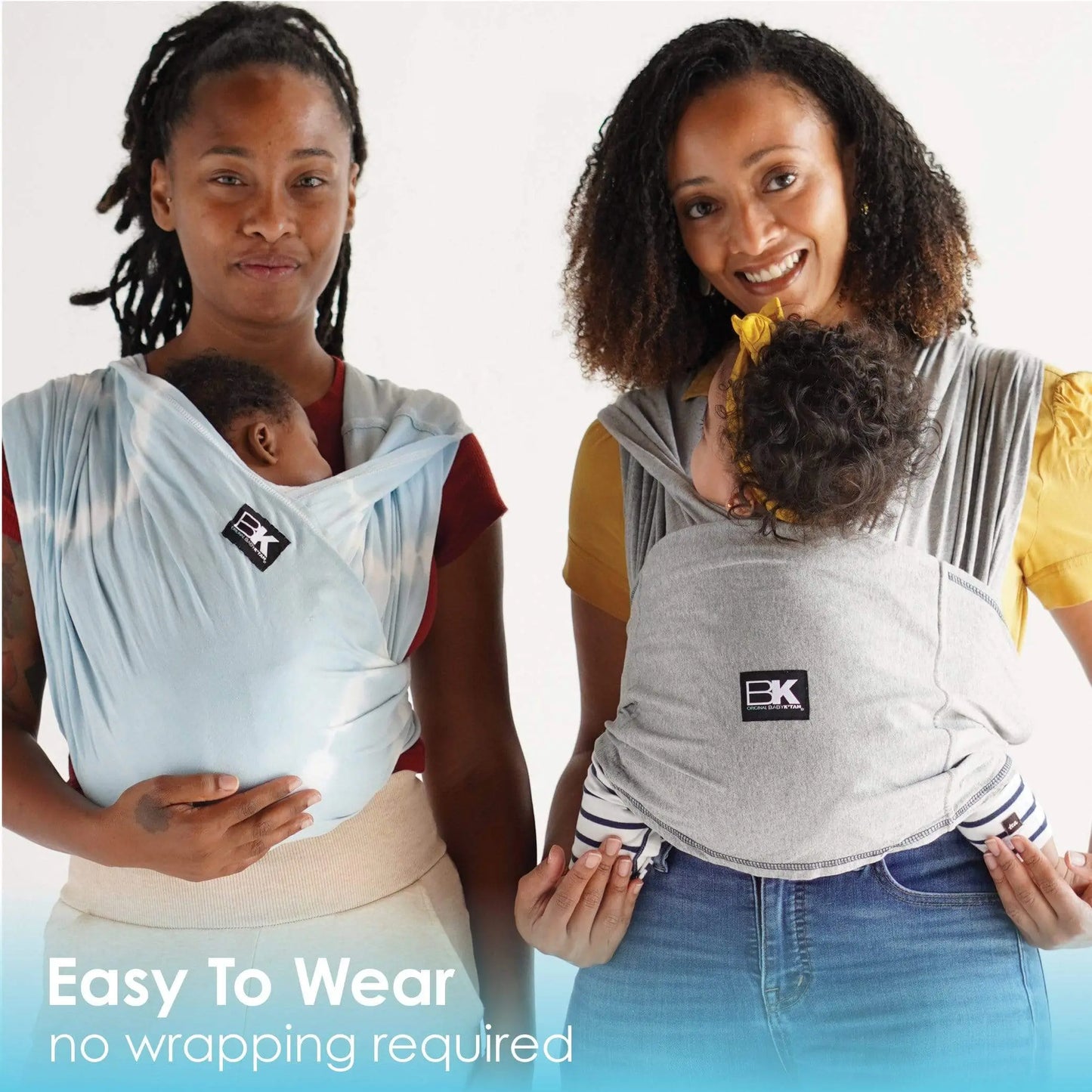 Baby K'tan Original Baby Carrier Heather Grey Baby K'tan