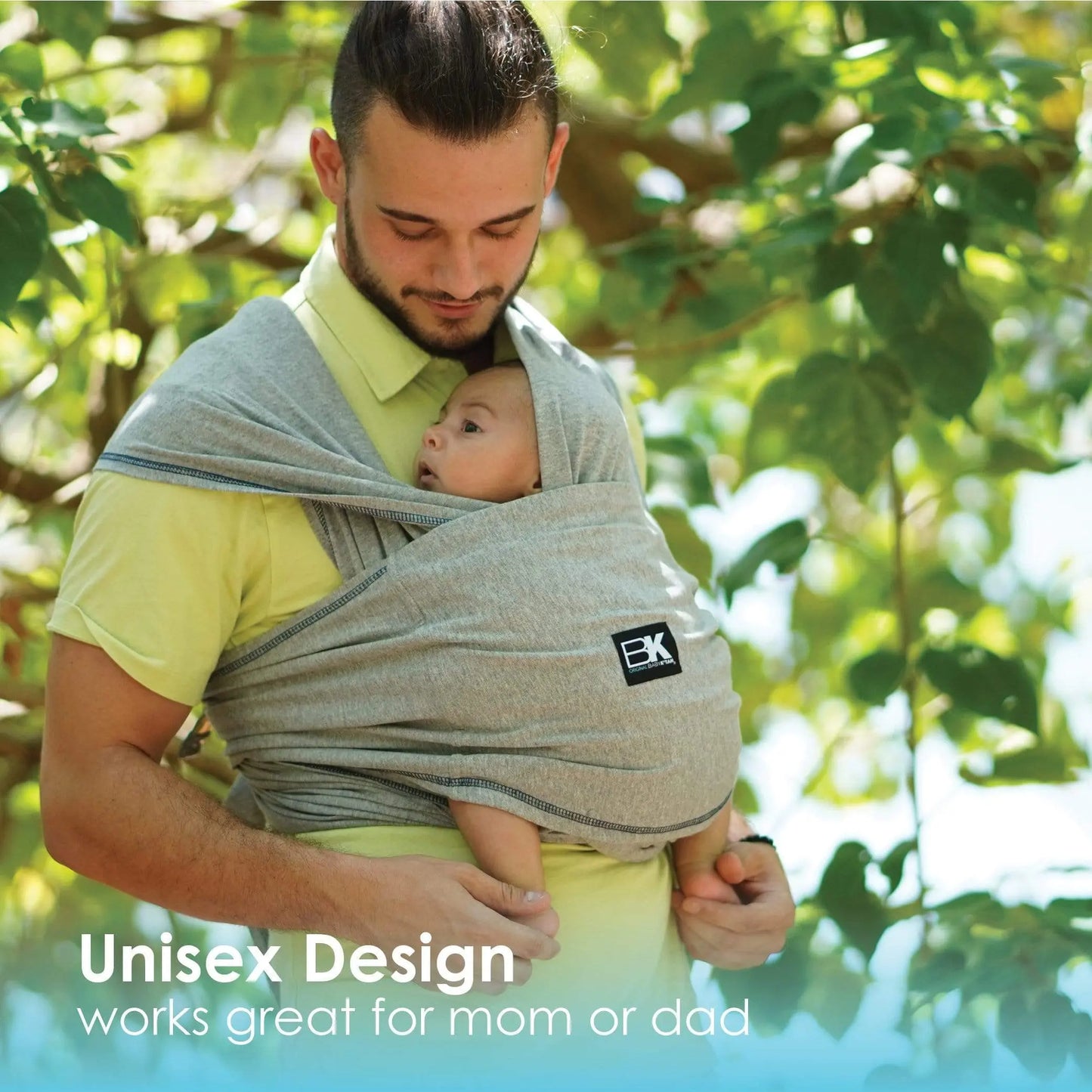 Baby K'tan Original Baby Carrier Heather Grey Baby K'tan