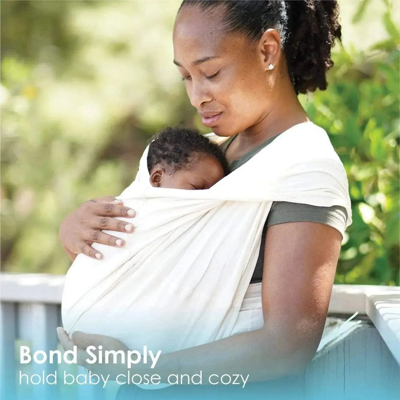 Baby K'tan Organic Baby Carrier Natural Cotton Wrap Style Baby K'tan