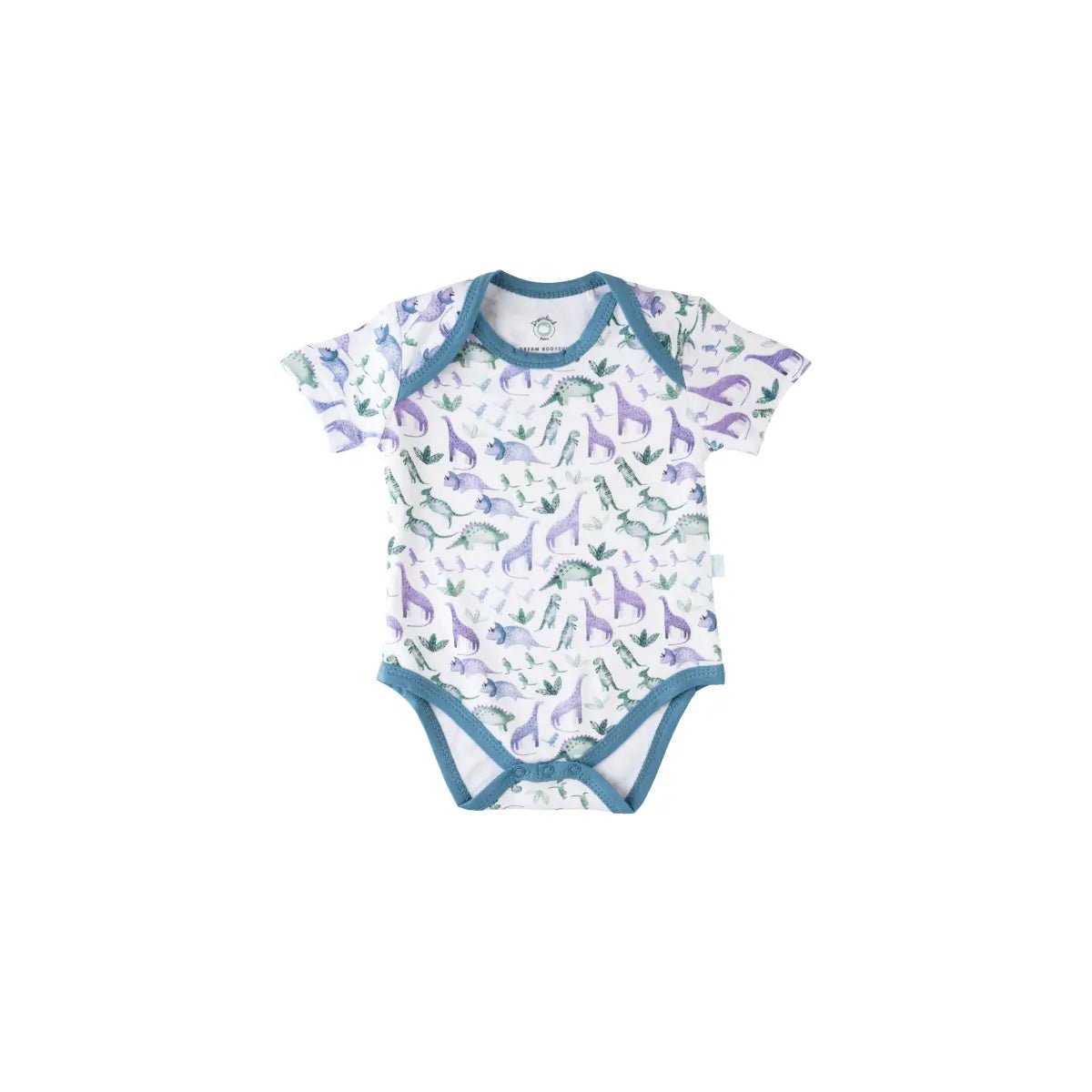 Baby Short Sleeve Bamboo Bodysuit for Infants Gentle and Breathable LuxeWeave Fabric.