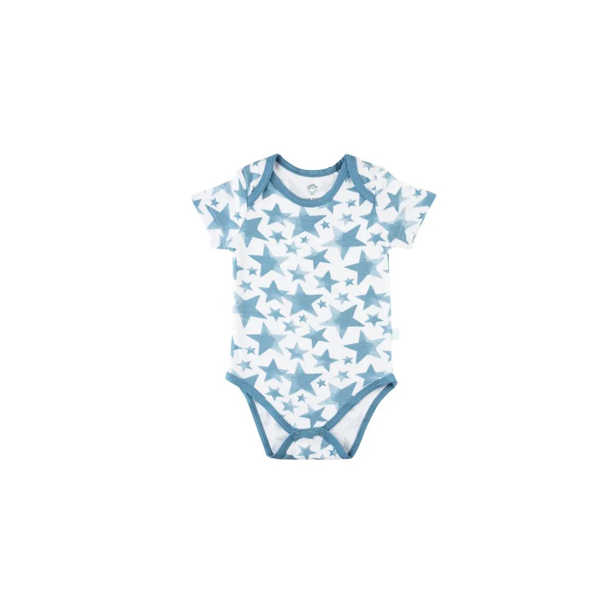 Baby Short Sleeve Bamboo Bodysuit for Infants Gentle and Breathable LuxeWeave Fabric.
