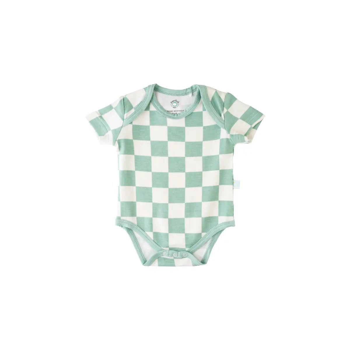 Baby Short Sleeve Bamboo Bodysuit for Infants Gentle and Breathable LuxeWeave Fabric.