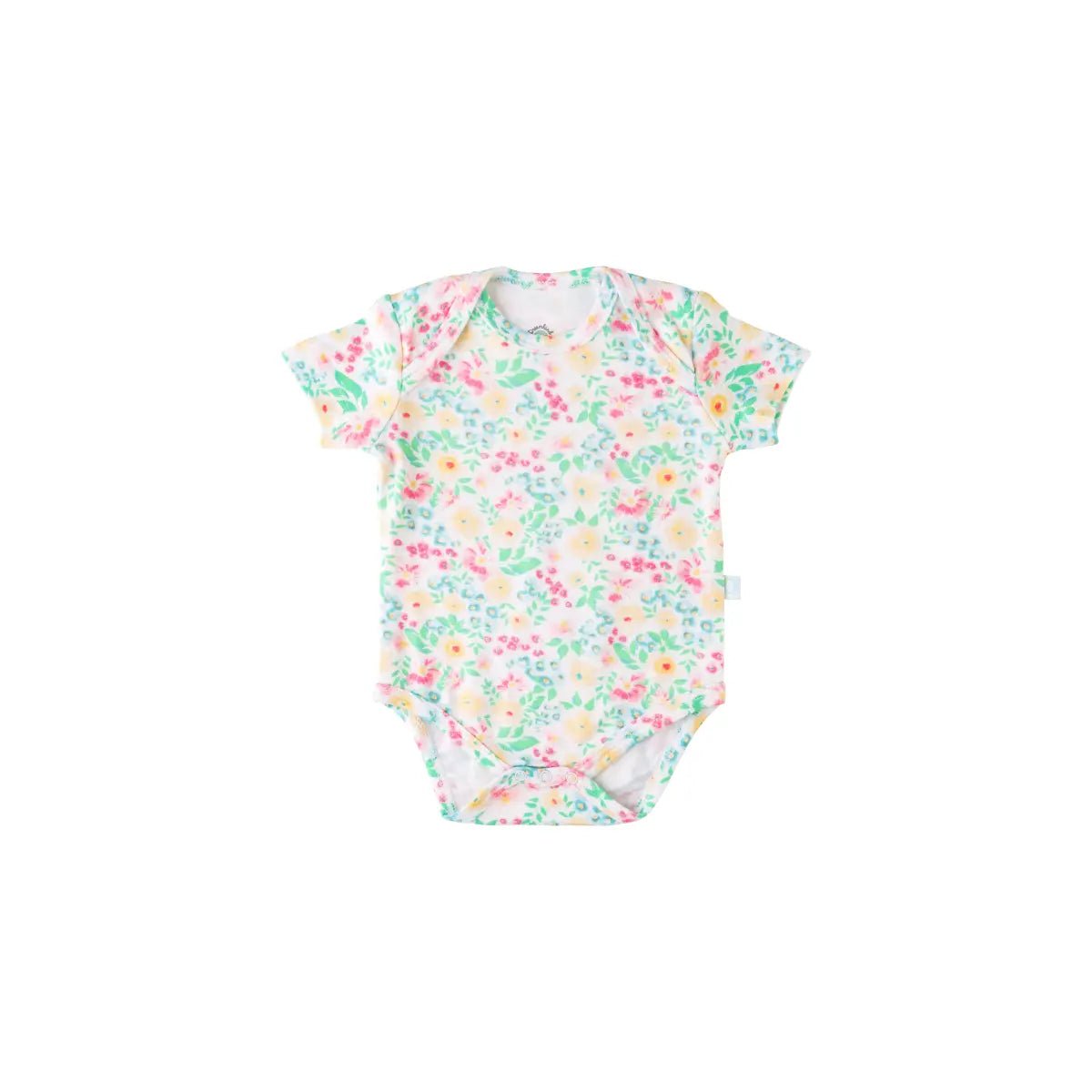 Baby Short Sleeve Bamboo Bodysuit for Infants Gentle and Breathable LuxeWeave Fabric.