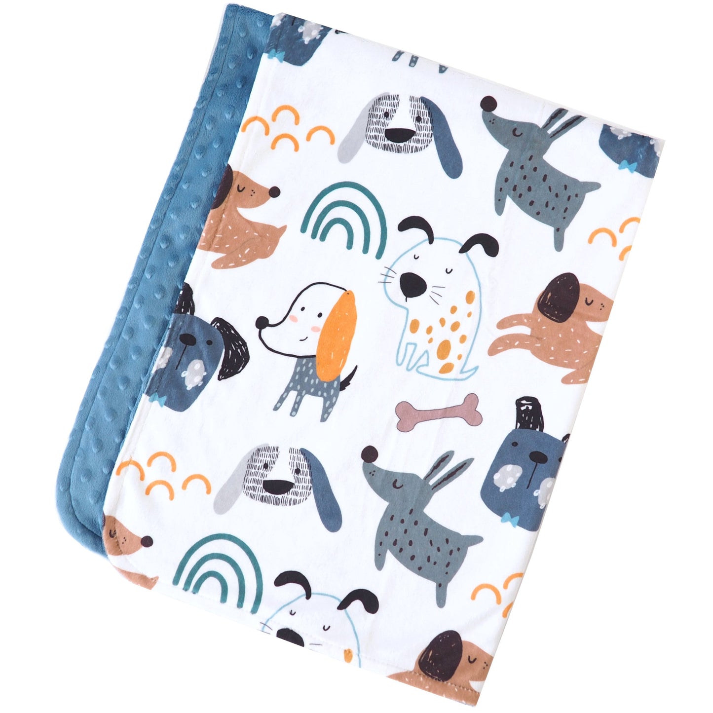 Baby And Toddler Minky Blanket My Best Friends Dogs Honey Lemonade