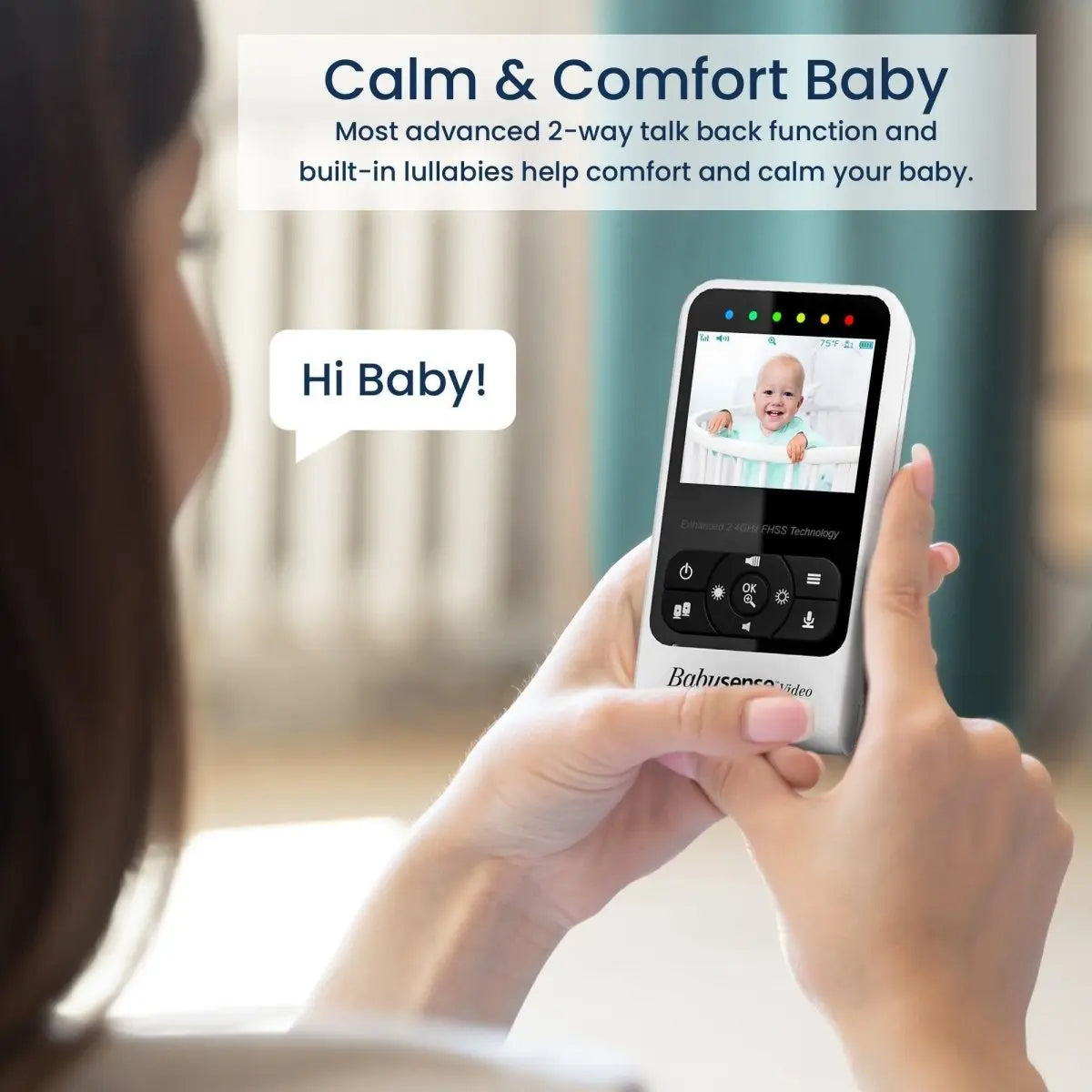 Babysense 7 and V24 Video Baby Monitor with Breathing Motion Detection Babysense
