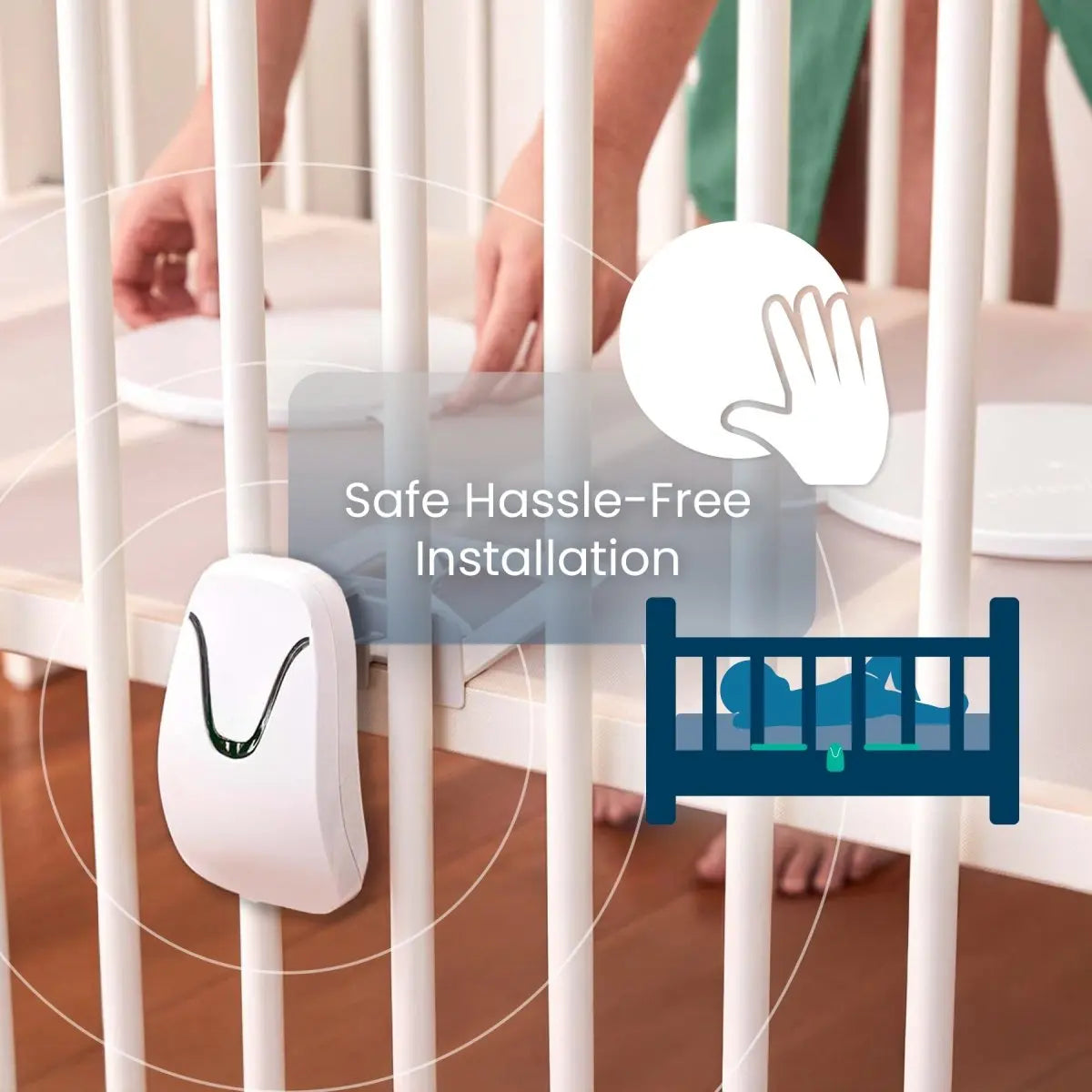 Babysense 7 and V24 Video Baby Monitor with Breathing Motion Detection Babysense