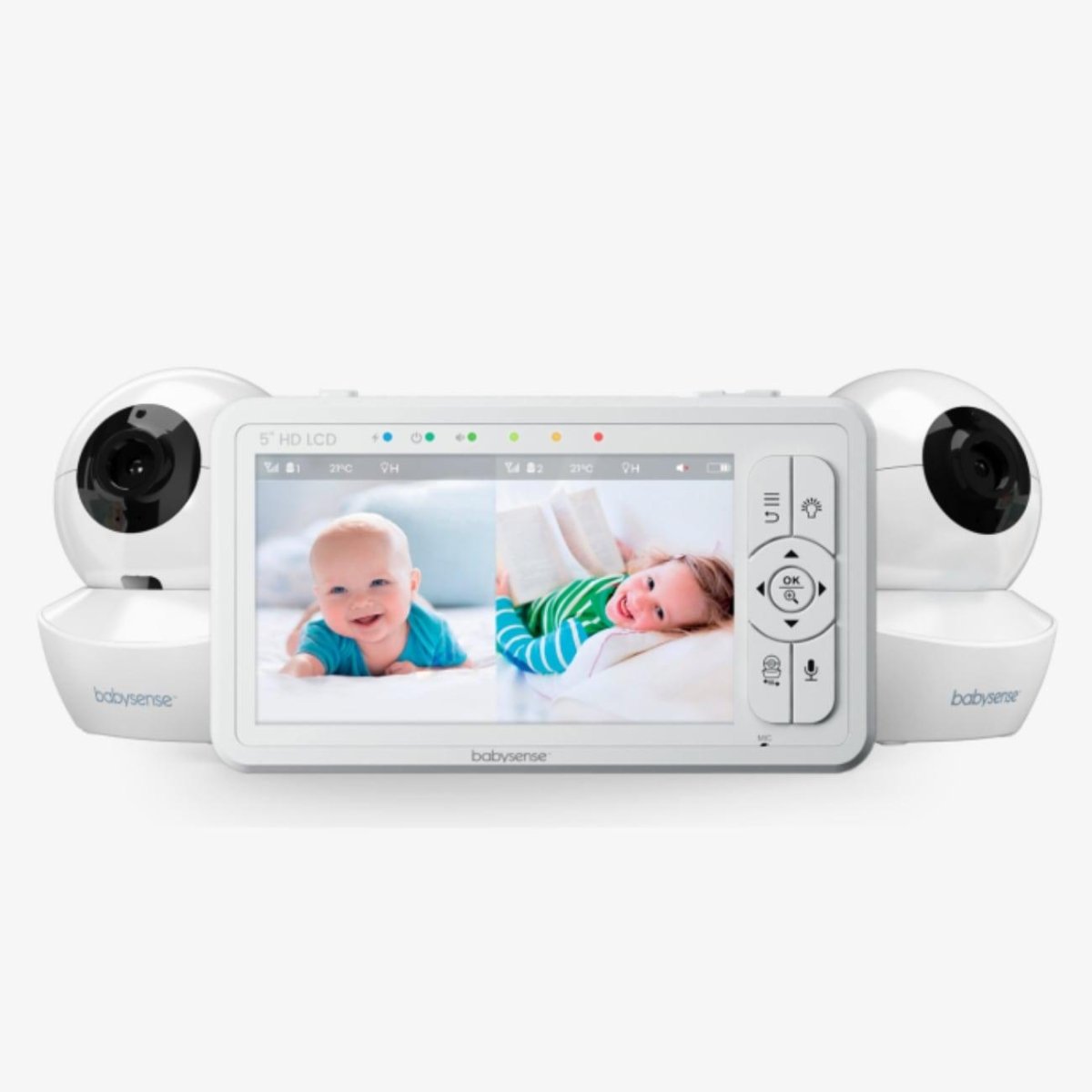 Babysense HD S2 Baby Monitor with 2 Cameras Babysense