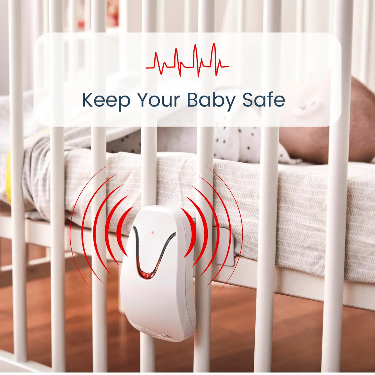 Babysense Safe Sleep Smart Nursery Video Baby Monitor with Breathing Motion Detection Night Light and Sound Machine Babysense