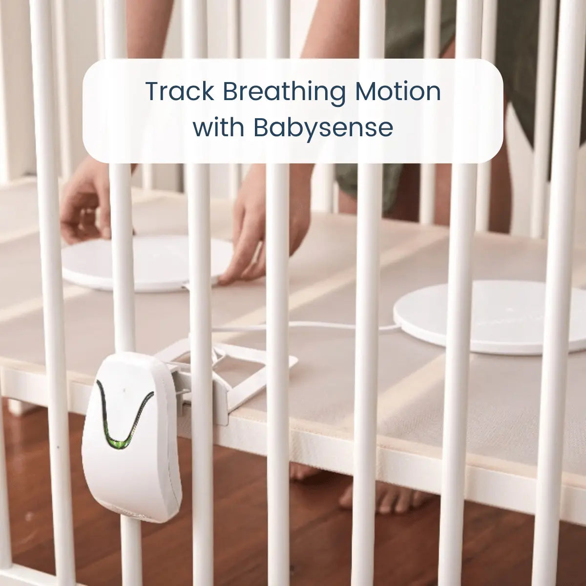 Babysense Safe Sleep Smart Nursery Video Baby Monitor with Breathing Motion Detection Night Light and Sound Machine Babysense
