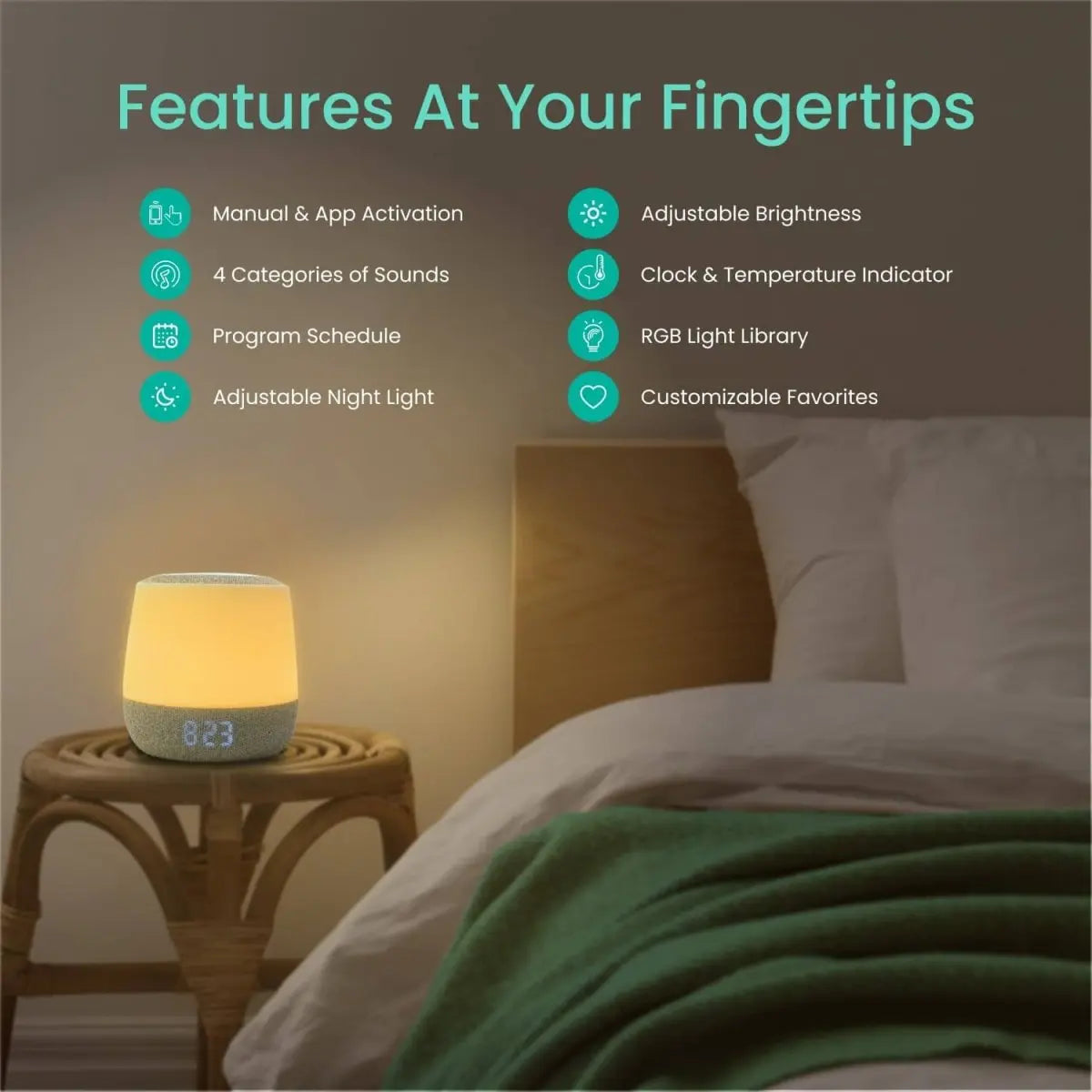 Babysense Safe Sleep Smart Nursery Video Baby Monitor with Breathing Motion Detection Night Light and Sound Machine Babysense