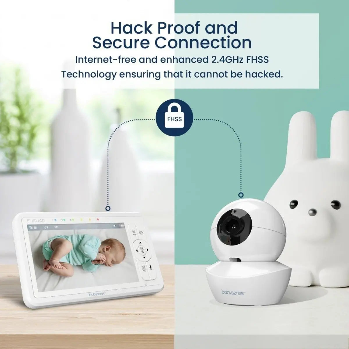Babysense True Sleep Video Baby Monitor With Breathing Motion Detection Babysense