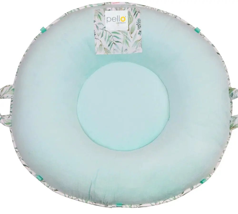 Basil Mint Floor Cushion for Children 12 Months and Older.