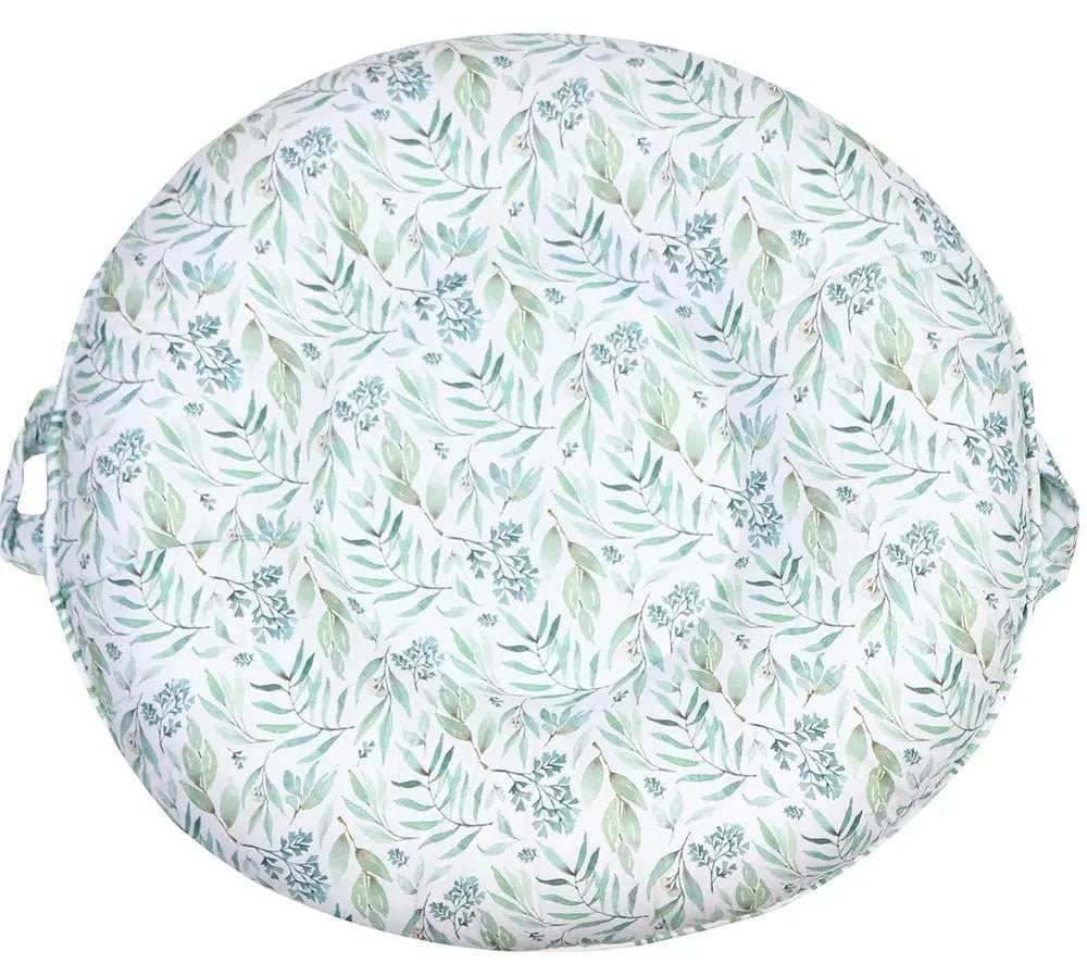 Basil Mint Floor Cushion for Children 12 Months and Older.