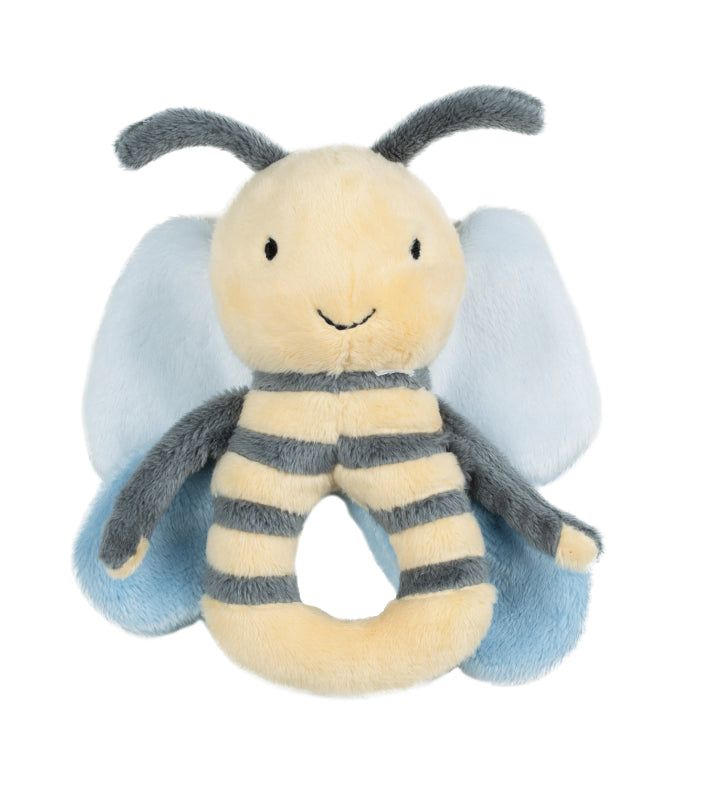 Bee Benja Rattle Soft Toy by Happy Horse with Gentle Rattling Sound Newcastle Classics