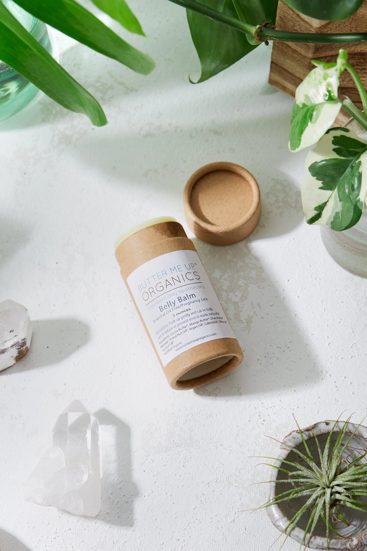 Organic Belly Balm for Pregnancy and Stretch Mark Prevention Butter Me Up Organics