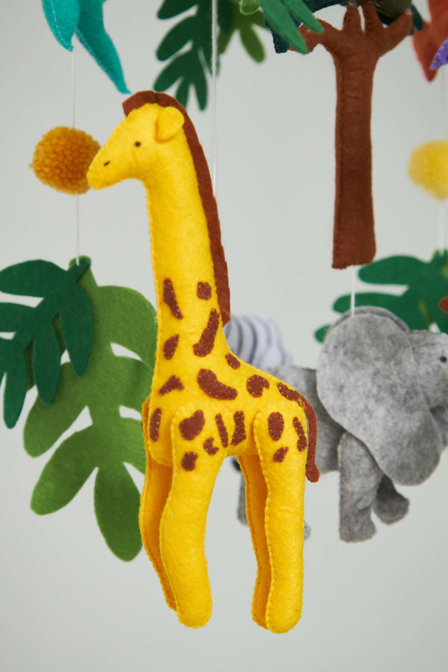 Montessori Baby Mobile Set Beech Wood Toys With Animals Kidodido Everetts Place: Online Boutique