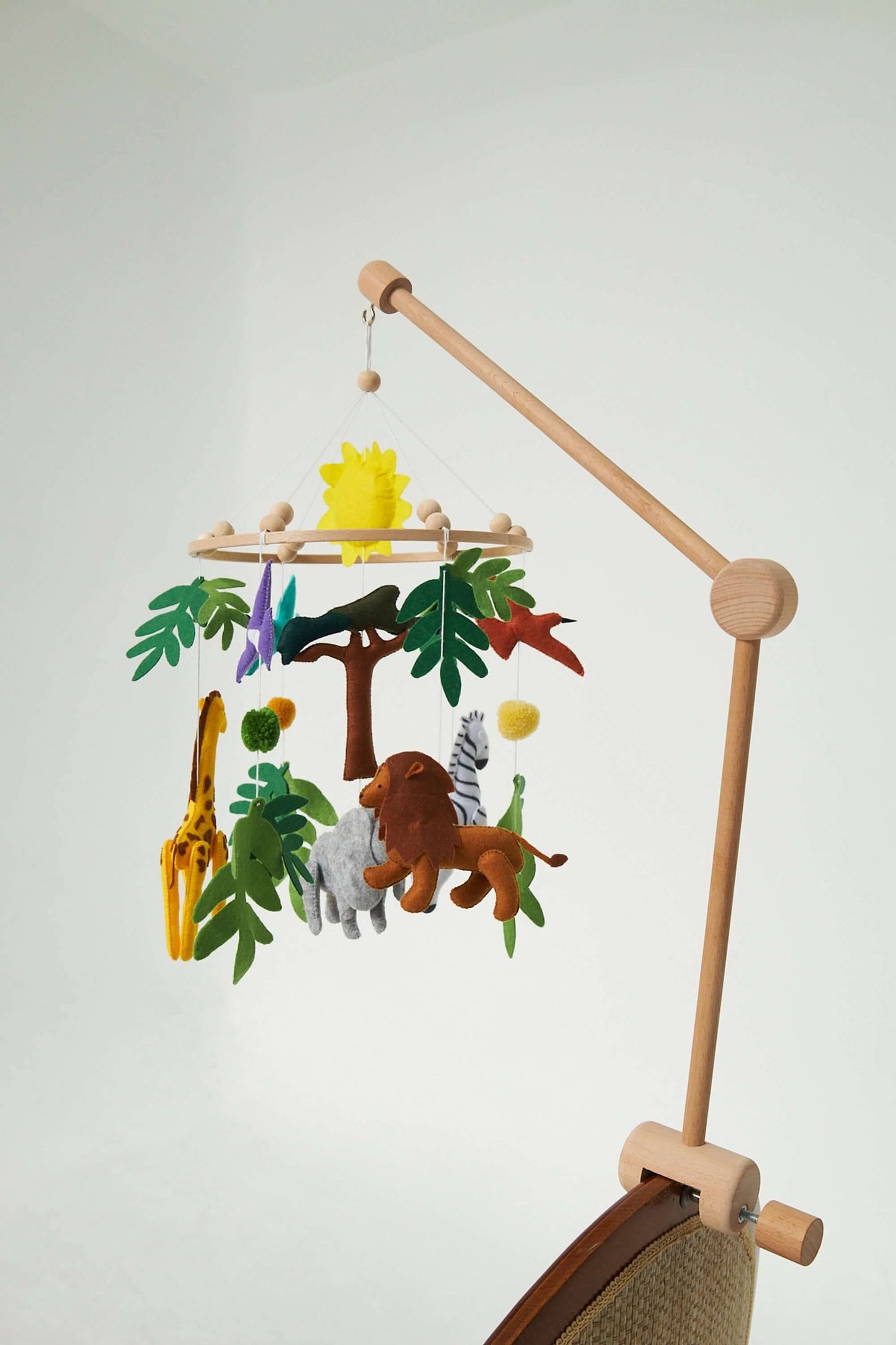 Montessori Baby Mobile Set Beech Wood Toys With Animals Kidodido Everetts Place: Online Boutique