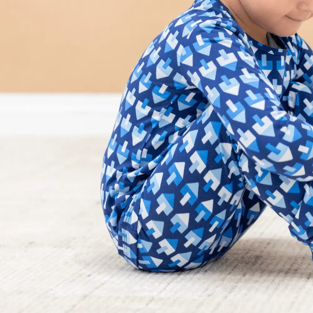 Big Kid Pajama Set Long Sleeve Top and Pants for Holiday Comfort Sweet Bamboo