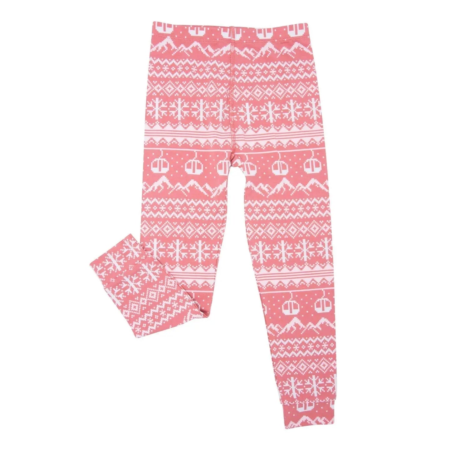 Big Kid Pajama Set Long Sleeve Top and Long Pant Holiday Sleepwear Sweet Bamboo