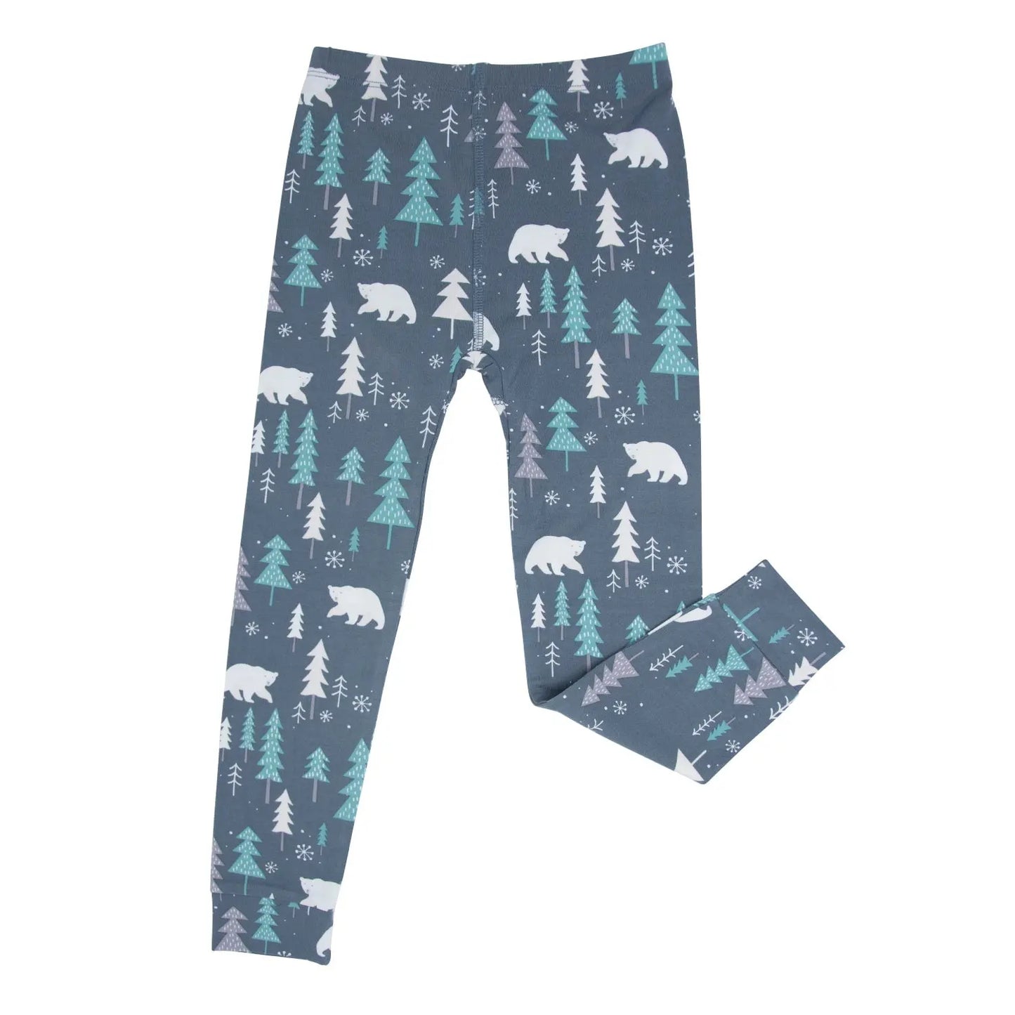 Big Kid Pajama Set Long Sleeve Top and Long Pant Holiday Sleepwear Sweet Bamboo