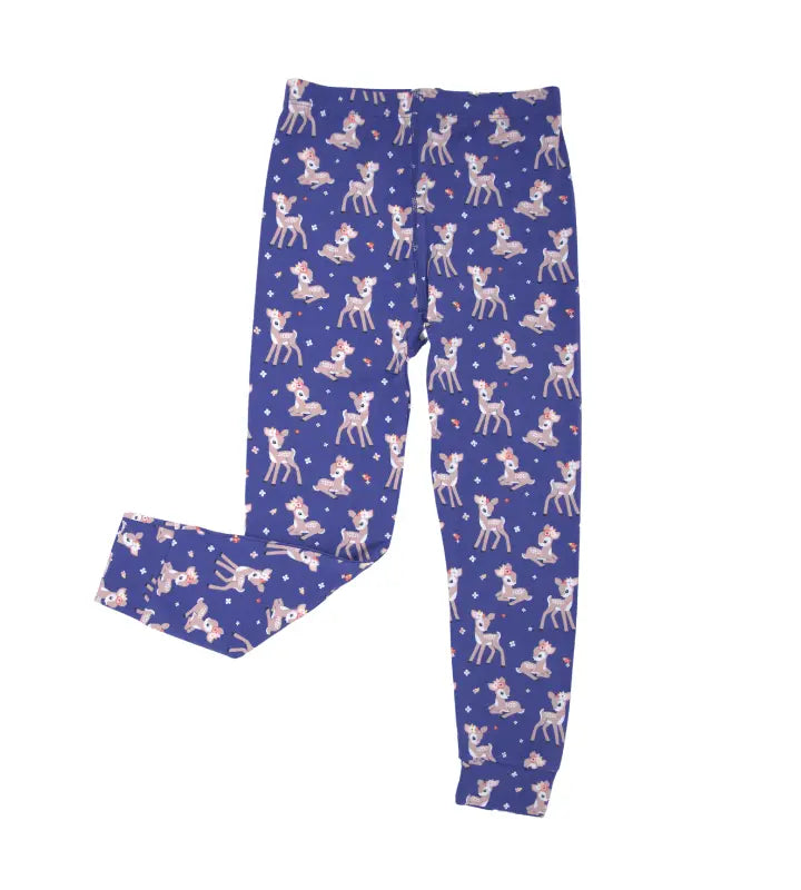 Big Kid Pajama Set for Holidays Long Sleeve Top and Pants Sweet Bamboo