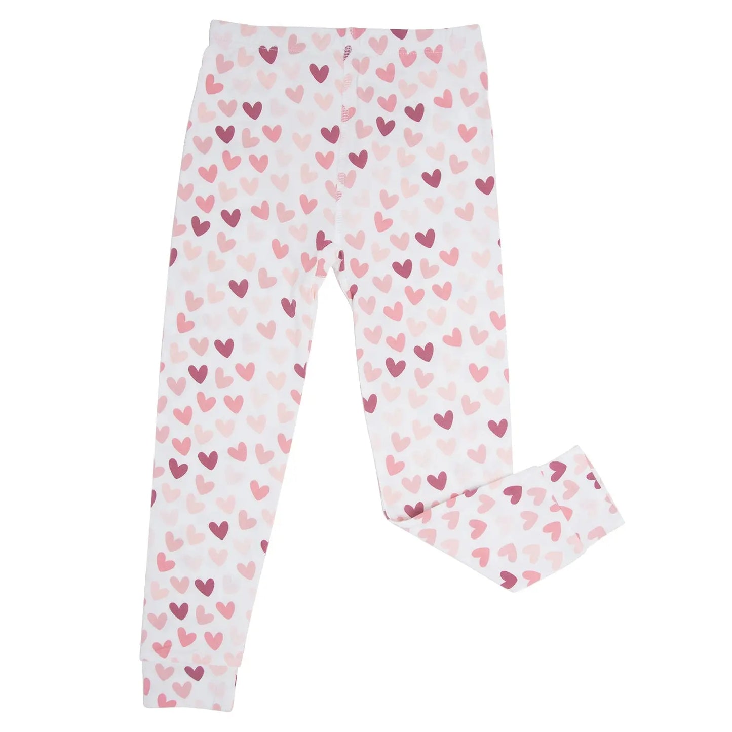 Big Kid Pajama Set Comfortable Long Sleeve Top and Cuffed Pants with Elastic Waistband Sweet Bamboo
