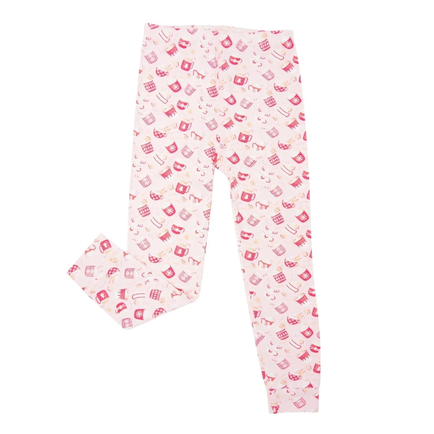 Big Kid Pajama Long Sleeve Top and Pants Holiday Sleepwear Sweet Bamboo