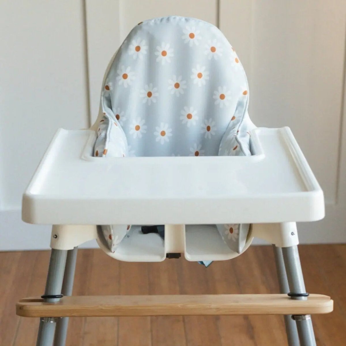 Little Joy Co. Blue Daisy IKEA Antilop Wipeable Cushion Cover Washable - Everetts Place Boutique -