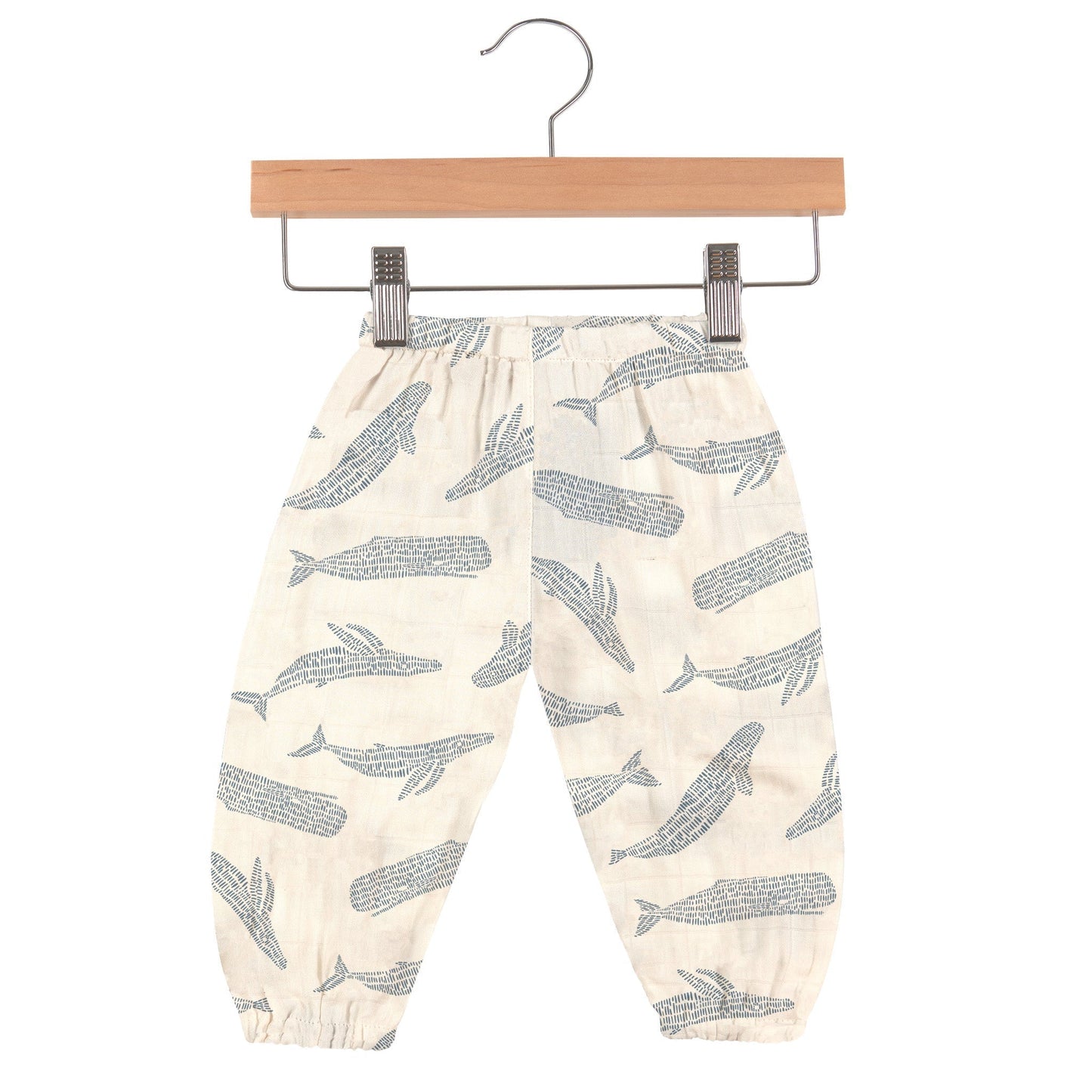 Blue Shadow Whales Bamboo Newcastle Mini Pants for Babies Newcastle Classics