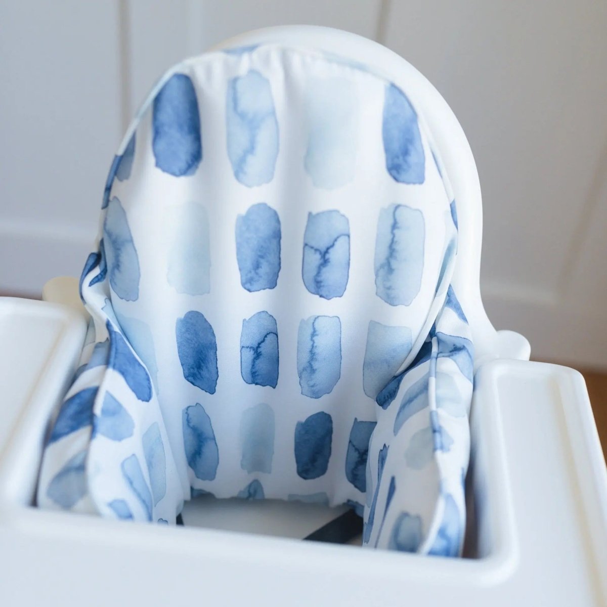 Little Joy Co. Blue Watercolor Cushion Cover For IKEA Antilop Highchair - Everetts Place Boutique -