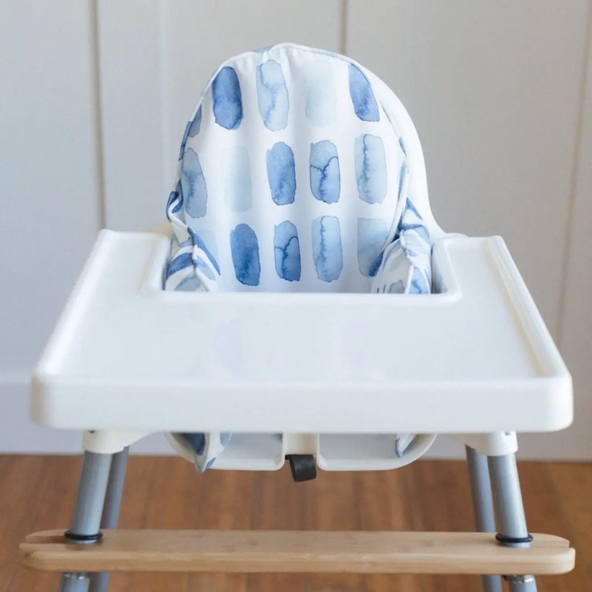 Little Joy Co. Blue Watercolor Cushion Cover For IKEA Antilop Highchair - Everetts Place Boutique -