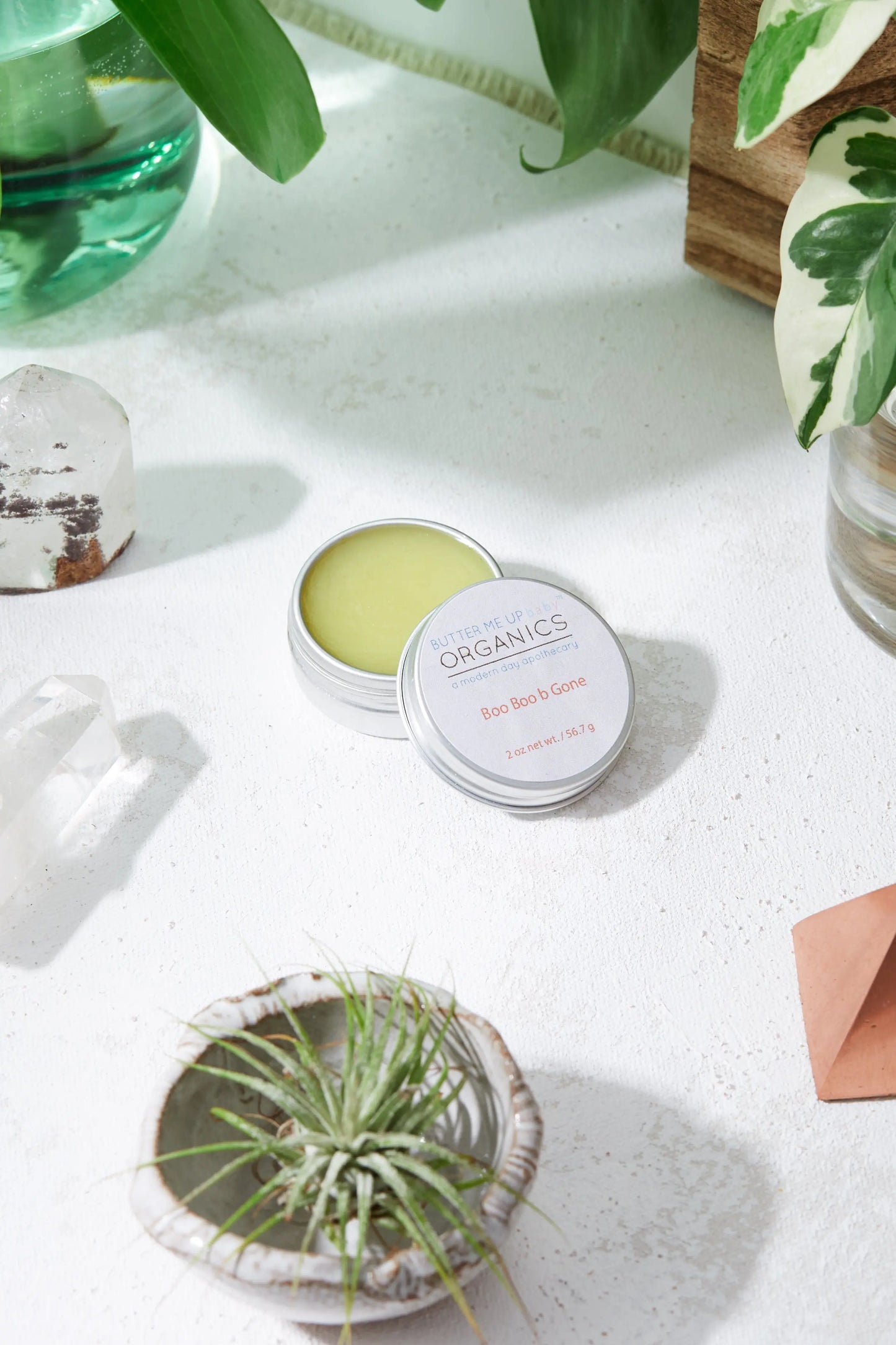 Boo Boo B Gone Natural Neosporin Healing Wound Salve for Kids Butter Me Up Organics