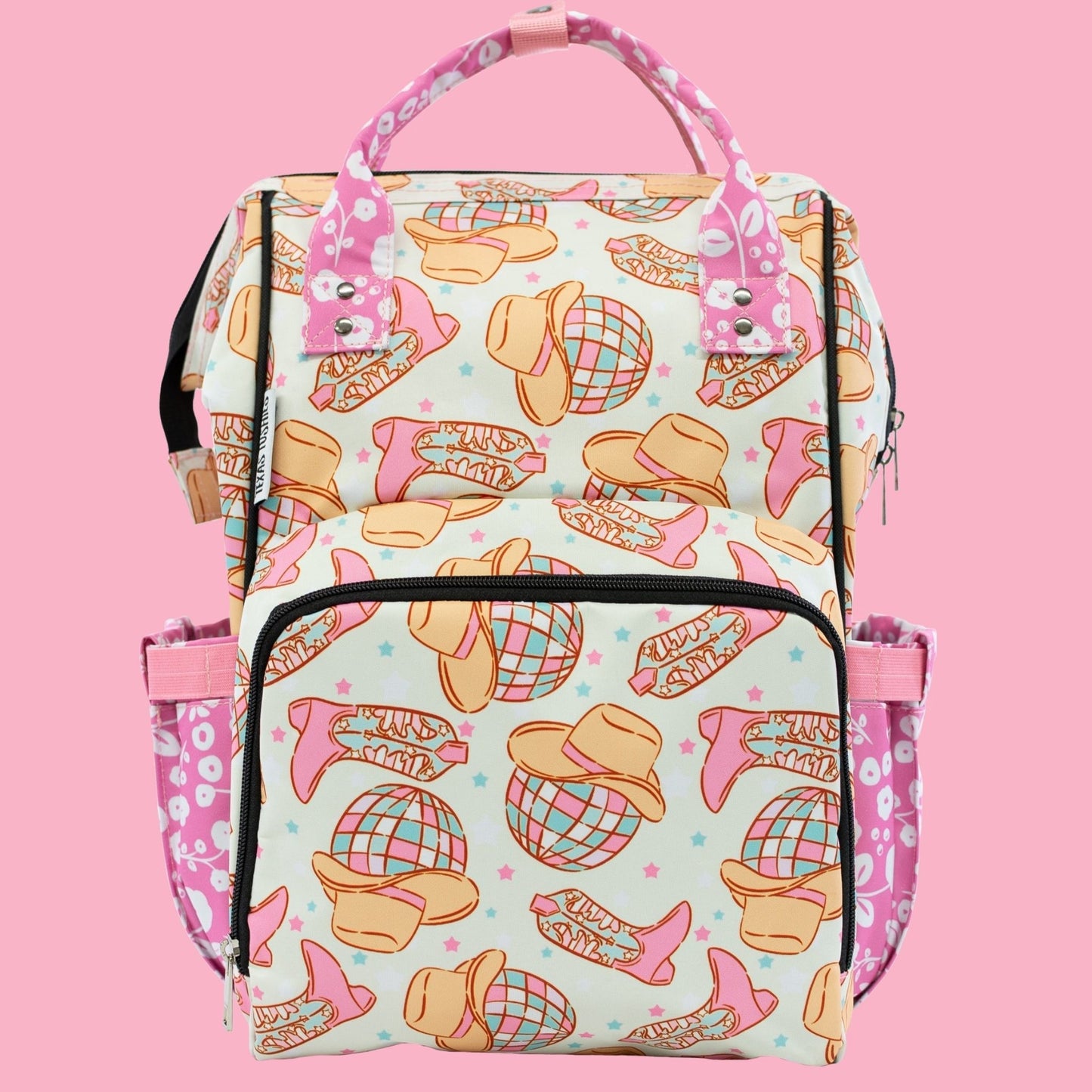 Boot Scootin Diaper Bag Trendy Backpack Style For Busy Parents Texas Tushies