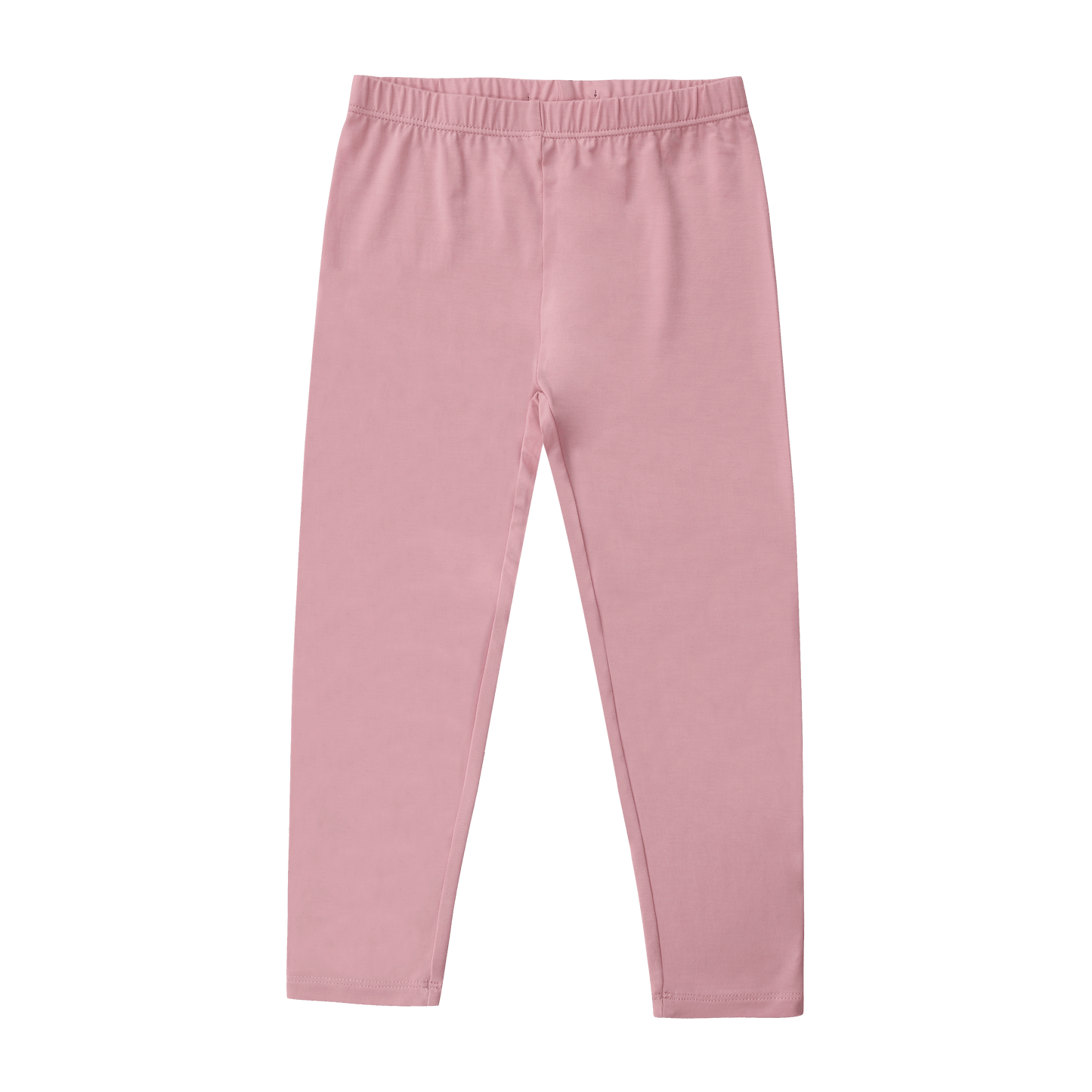 Sweet Bamboo Candy Pink Classic Legging Girls Elastic Waistband - Tops & Bottoms