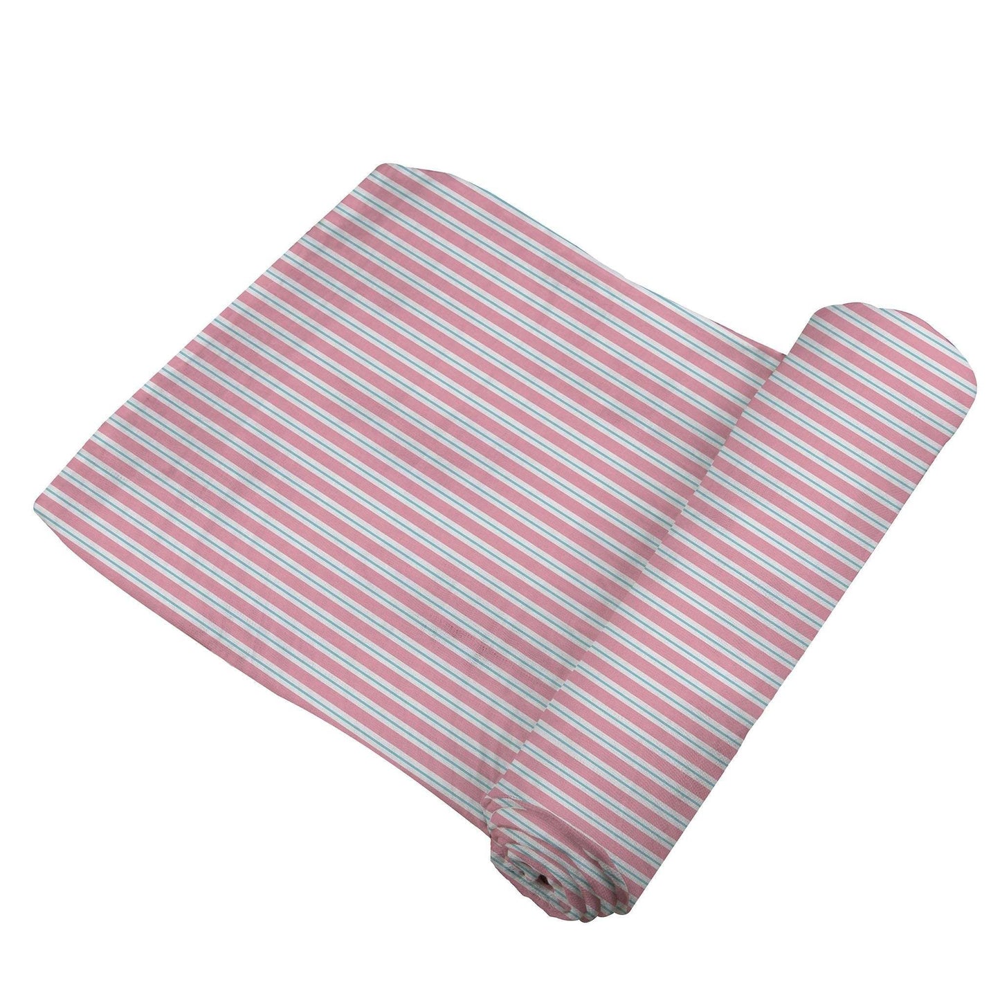 Candy Stripe Bamboo Muslin Swaddle Blanket for Baby Soft Breathable Versatile Use Newcastle Classics
