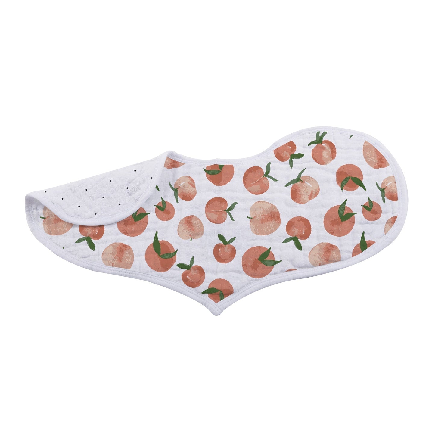 Canyon Sunset Bamboo Heart Bib 2 Pack Soft Absorbent Muslin Newcastle Classics