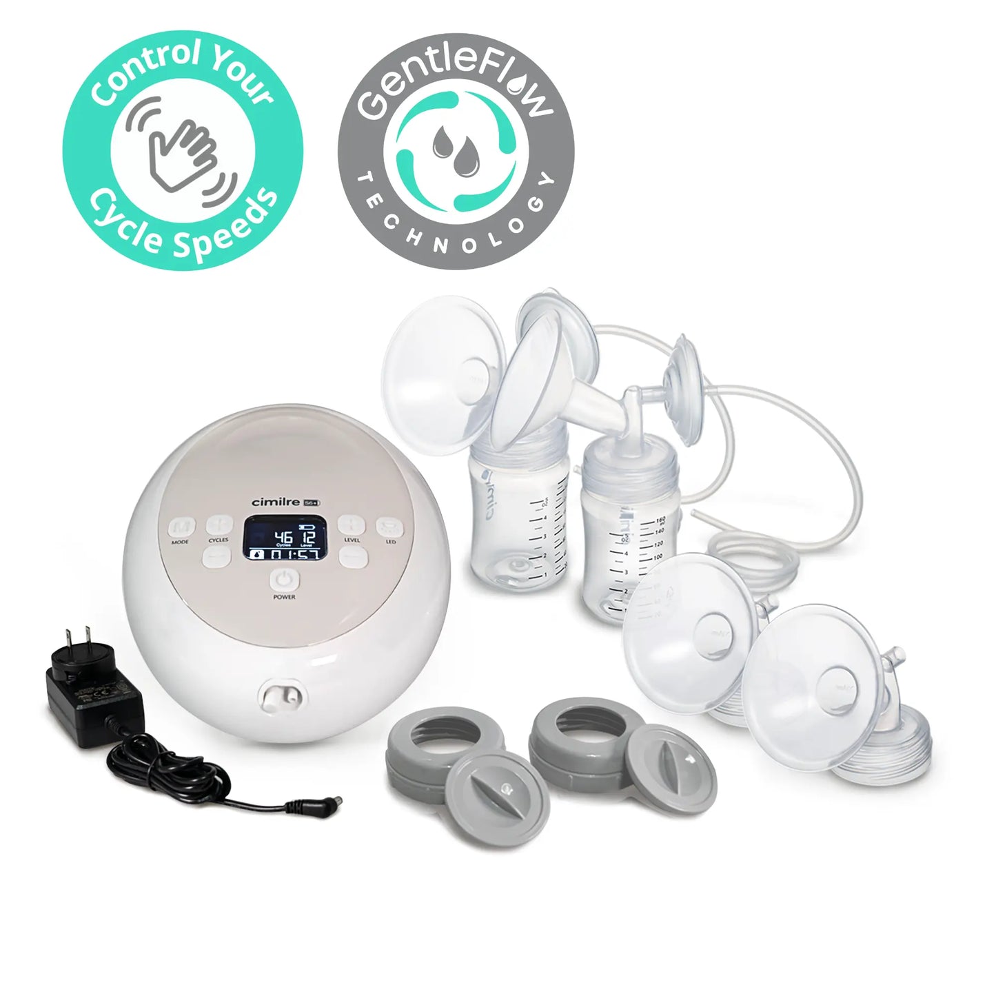 Cimilre S6 Plus Adjustable Rechargeable Breast Pump for Modern Moms Cimilre Breast Pumps