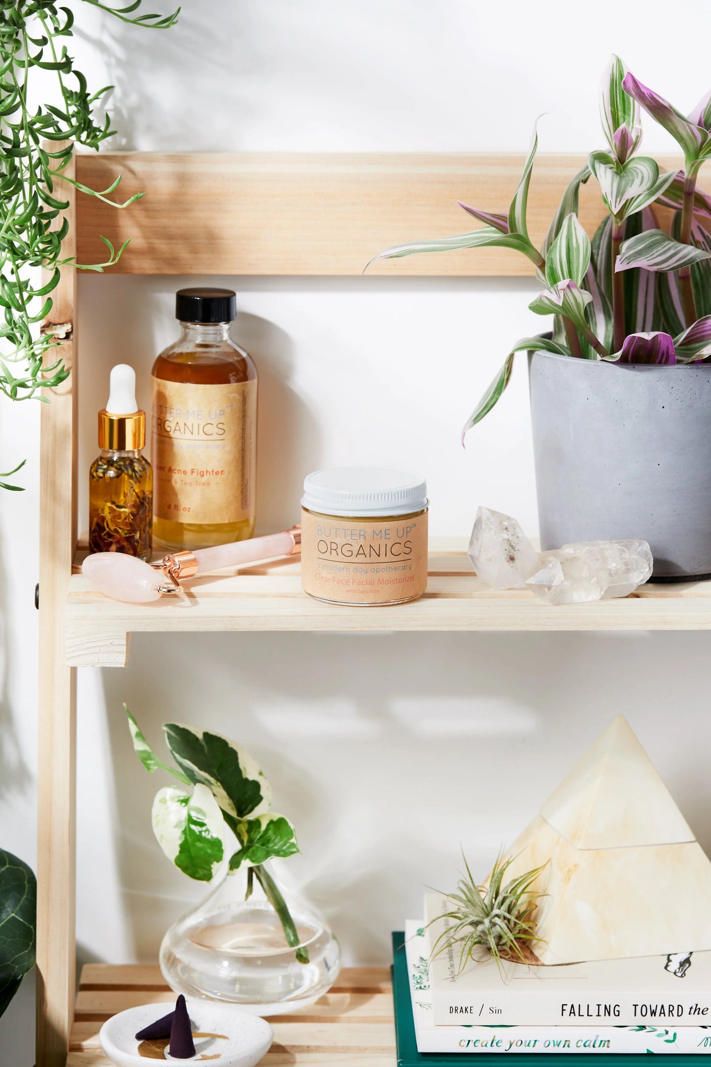 Clear Face Moisturizer Organic Hydrating Cream for Dry Skin Eczema Psoriasis Rosacea and Acne Repair Butter Me Up Organics