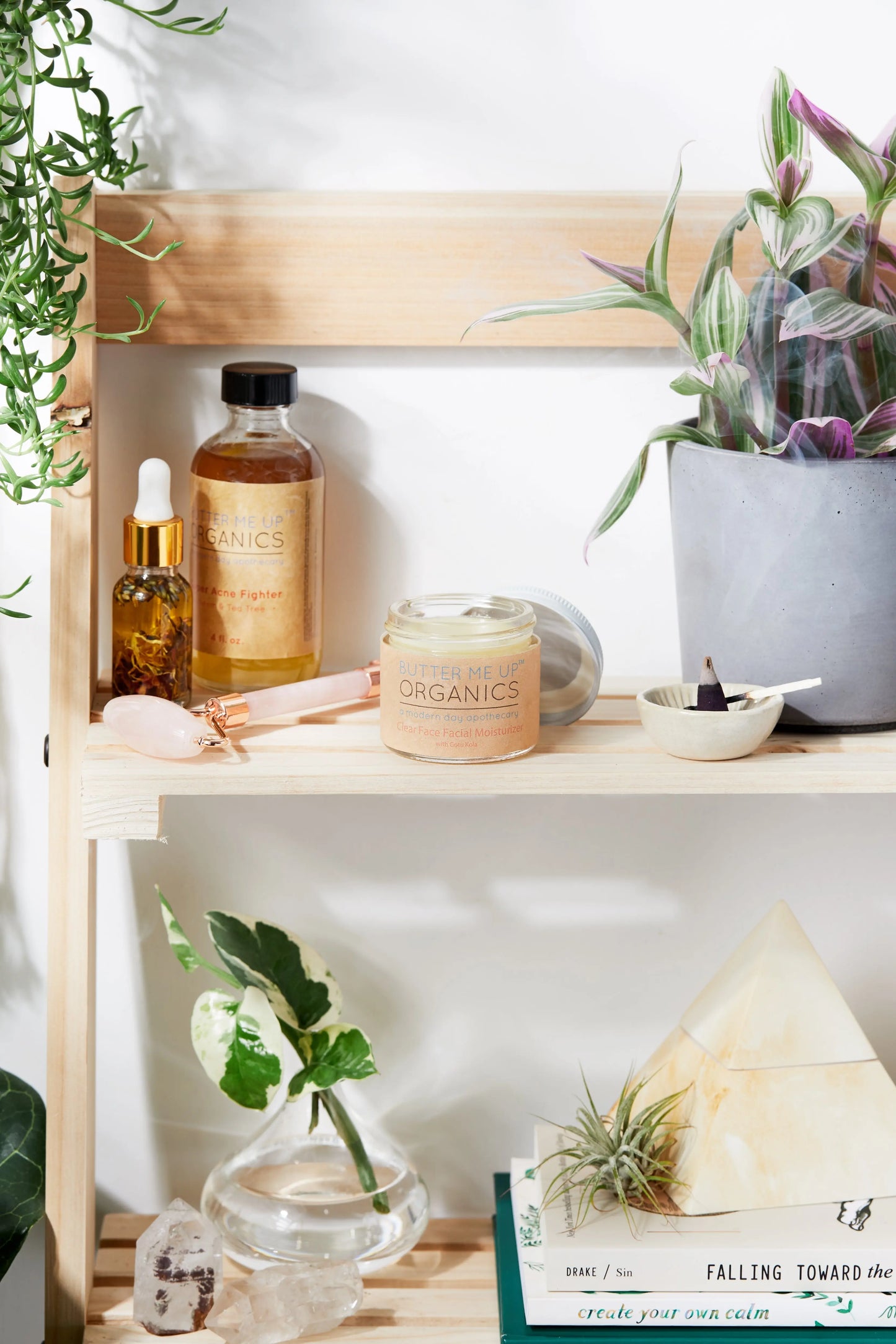 Clear Face Moisturizer Organic Hydrating Cream for Dry Skin Eczema Psoriasis Rosacea and Acne Repair Butter Me Up Organics